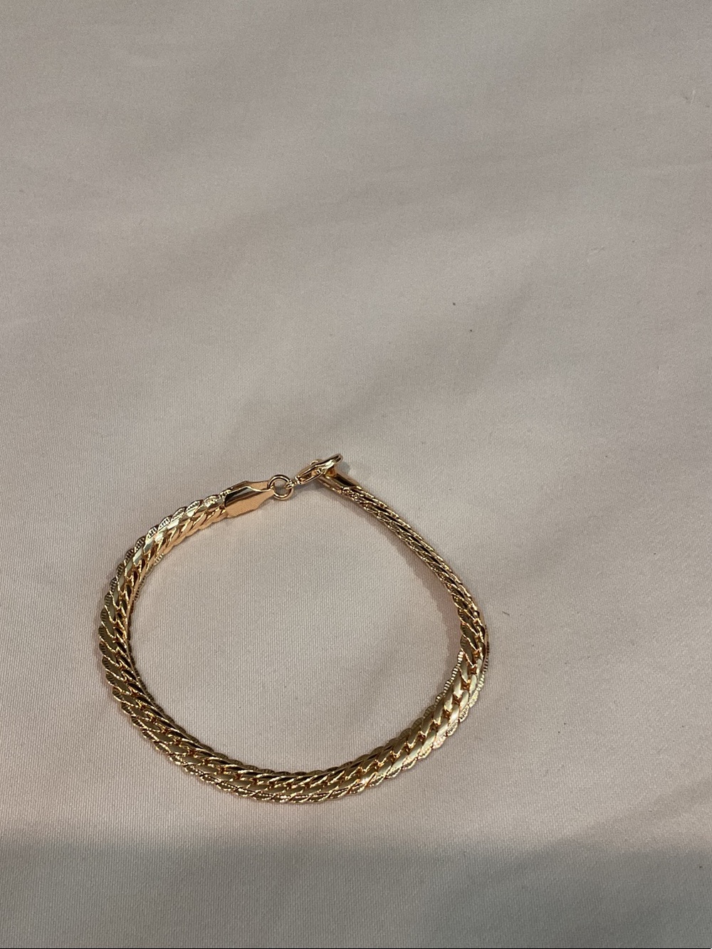 Gold Braided Chain Bracelet - Women Jewelry